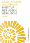 Buchcover Partitur der leisen Geräusche