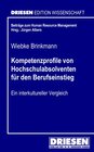 Buchcover Kompetenzprofile von Hochschulabsolventen für den Berufseinstieg