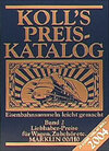 Buchcover Koll's Preiskatalog
