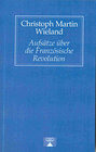 Buchcover Aufsätze über die Französische Revolution