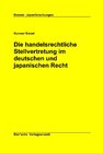 Buchcover Die handelsrechtliche Stellvertretung im deutschen und japanischen Recht