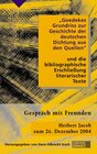 Buchcover "Goedekes Grundriss zur Geschichte der deutschen Dichtung aus den Quellen" und die bibliographische Erschliessung litera