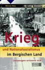 Buchcover 60 Jahre danach. Krieg und Nationalsozialismus im Bergischen Land