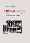 Buchcover Rudolf Laun