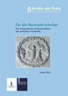 Buchcover Für die Nachwelt erhalten