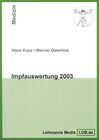 Buchcover Impfauswertung 2003