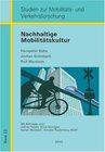 Buchcover Nachhaltige Mobilitätskultur.