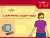 Buchcover LAN-Party super easy