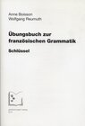 Buchcover Übungsbuch zur französischen Grammatik. Schlüssel.