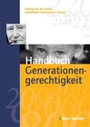 Buchcover Handbuch Generationengerechtigkeit