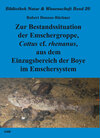 Buchcover Zur Bestandssituation der Emschergroppe, Cottus cf. rhenanus, aus dem Einzugsbereich der Boye im Emschersystem