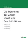 Buchcover Die Trennung der GmbH von ihrem Geschäftsführer