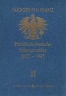 Buchcover Preussisch-deutsche Seitengewehre 1807-1945 Band II