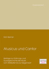 Buchcover Musicus und Cantor
