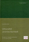 Buchcover Virtuosität und Kirchlichkeit