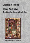 Buchcover Die Messe im deutschen Mittelalter