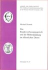 Buchcover Das Bundesverfassungsgericht und die Mitbestimmung im öffentlichen Dienst