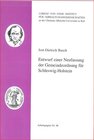 Buchcover Entwurf einer Neufassung der Gemeindeordnung für Schleswig-Holstein