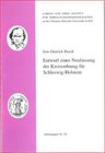 Buchcover Entwurf einer Neufassung der Kreisordnung für Schleswig-Holstein