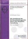 Buchcover Die Umsetzung der EU-Dienstleistungsrichtlinie in der deutschen Verwaltung