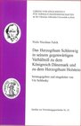 Buchcover Das Herzogthum Schleswig in seinem gegenwärtigen Verhältniß zu dem Königreich Dänemark und zu dem Herzogthum Holstein