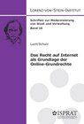 Buchcover Das Recht auf Internet als Grundlage der Online-Grundrechte