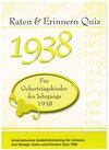 Buchcover Raten und Erinnern Quiz 1938