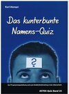 Buchcover Das kunterbunte Namens-Quiz