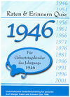 Buchcover Raten und Erinnern-Quiz 1946