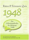 Buchcover Raten und Erinnern Quiz 1948