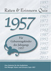 Buchcover Raten und Erinnern Quiz 1957