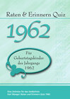 Buchcover Raten und Erinnern Quiz 1962