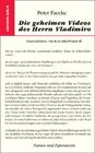 Buchcover Die geheimen Videos des Herrn Vladimiro