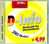 Buchcover D-Info Herbst 2003