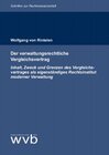 Buchcover Der verwaltungsrechtliche Vergleichsvertrag