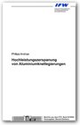 Buchcover Hochleistungszerspanung von Aluminiumknetlegierungen