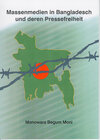 Buchcover Massenmedien in Bangladesch und deren Pressefreiheit