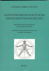 Buchcover Geisteswissenschaftliche Menschheitsgeschichte Band I