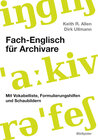 Buchcover Fach-Englisch für Archivare