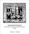 Buchcover LesenLesenLesen. Der Exlibris-Kalender für Bücherfreunde 2008