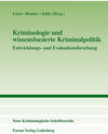 Buchcover Kriminologie und wissensbasierte Kriminalpolitik