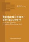 Buchcover Solidarität leben – Vielfalt sichern