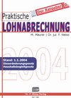 Buchcover Praktische Lohnabrechnung 2004
