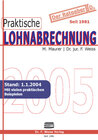 Buchcover Praktische Lohnabrechnung 2005