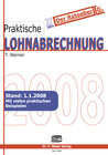 Buchcover Praktische Lohnabrechnung 2008
