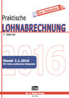 Buchcover Praktische Lohnabrechnung 2016