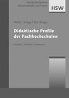 Buchcover Didaktische Profile der Fachhochschulen