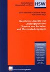 Buchcover Qualitative Aspekte von Leistungspunkten