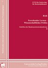Buchcover BAK Forschendes Lernen - Wissenschaftliches Prüfen