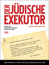 Buchcover Der jüdische Exekutor